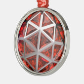 Orange Citrine Sphere Ornament Aus Metall (Links)