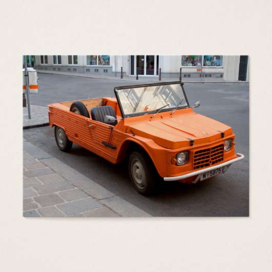 Orange Citroen Mehari (Vorderseite)