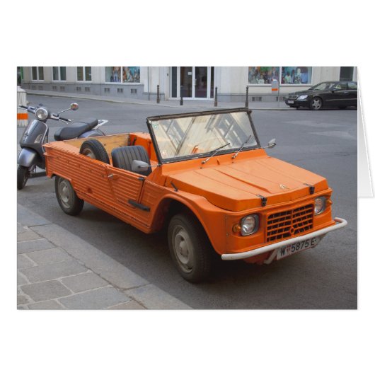 Orange Citroen Mehari (Vorderseite (Horizontal))