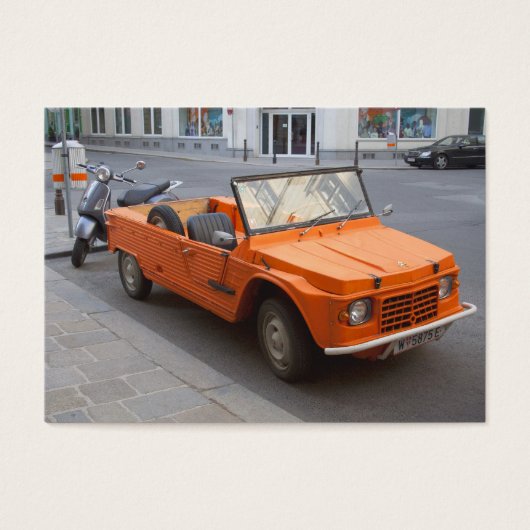 Orange Citroën Mehari (Vorderseite)
