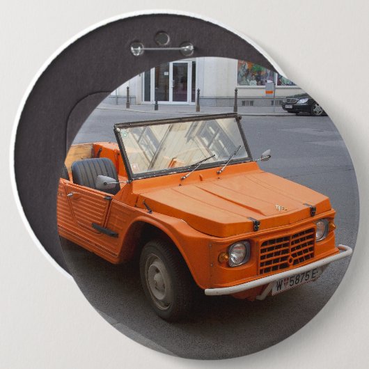 Orange Citroën Mehari Button (Vorne & Hinten)