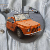 Orange Citroën Mehari Button (Beispiel)