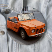 Orange Citroen Mehari Button (Beispiel)