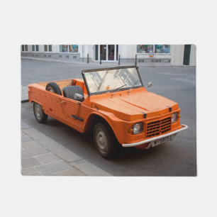 Orange Citroen Mehari Fußmatte