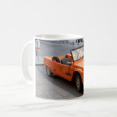 Orange Citroen Mehari Kaffeetasse (Vorderseite Links)