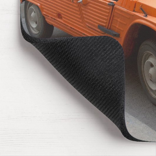 Orange Citroen Mehari Mousepad (Ecke)