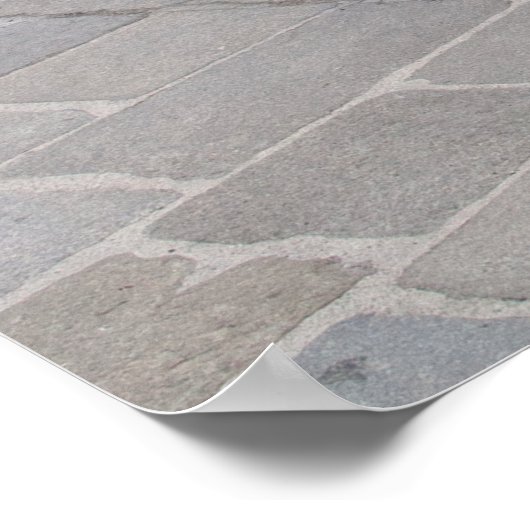 Orange Citroen Mehari Poster (Ecke)