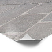 Orange Citroen Mehari Poster (Ecke)