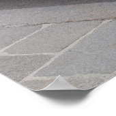 Orange Citroen Mehari Poster (Ecke)