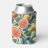 Orange Citrus Elegantes Brautparty Dosenkühler (Kanne Vorderseite)