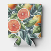 Orange Citrus Elegantes Brautparty Dosenkühler (Vorderseite)