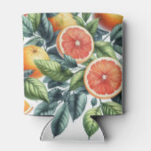 Orange Citrus Elegantes Brautparty Dosenkühler (Rückseite)
