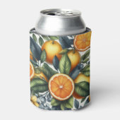 Orange Citrus Elegantes Brautparty Dosenkühler (Kanne Vorderseite)