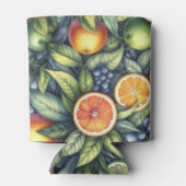 Orange Citrus Elegantes Brautparty Dosenkühler (Rückseite)