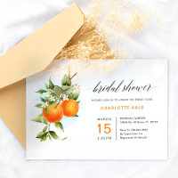 Orange Citrus Frucht Brautparty