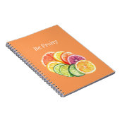 Orange Citrus Frucht Fruity Notizblock (Rechte Seite)