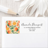 Orange Citrus Frucht Retro Muster (Insitu)