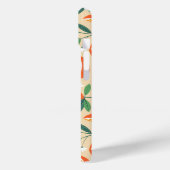 Orange Citrus Frucht Retro Muster Case-Mate iPhone Hülle (Rückseite / Links)