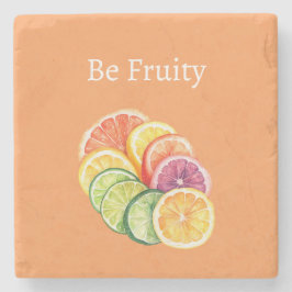 Orange Citrus Frucht Sei Fruchtig Steinuntersetzer