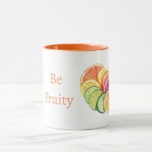 Orange Citrus Frucht Sei Fruchtig Tasse