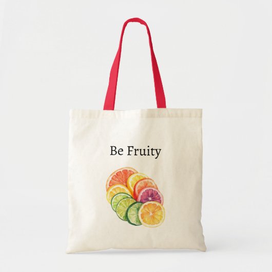 Orange Citrus Frucht Sei Fruchtig Tragetasche (Vorne)