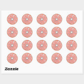 Orange Citrus Fruit Slice Stickers (Blatt)