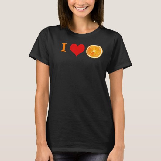 Orange Citrus Fruit T-Shirt (Vorderseite)