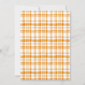 Orange Citrus Hochzeitseinladung Einladung (Rückseite)