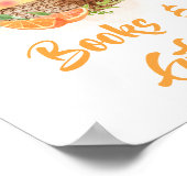 Orange Citrus Kleine Süsse Bücher und Geschenke Poster (Ecke)