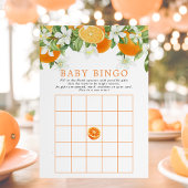 Orange Citrus Little Süsse Baby Showroom Bingo Gam Einladung