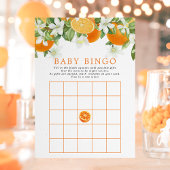 Orange Citrus Little Süsse Baby Showroom Bingo Gam Einladung