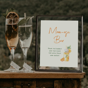 Orange Citrus Mama-osa Bar Baby Duschgetränke Unte Poster