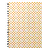Orange Citrus Pattern Notizblock (Vorderseite)
