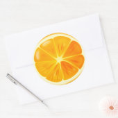 Orange Citrus Slice Sticker Pack (Umschlag)