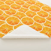 Orange Citrus Slices Throw Blanket Sherpadecke (3/4)