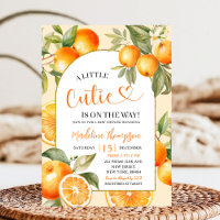Orange Citrus Thema Summer Fruit Baby Dusche