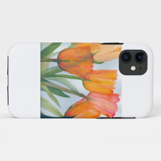 Orange Citrus Tulips Case-Mate iPhone Case (Rückseite (Horizontal))