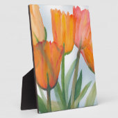 Orange Citrus Tulips Fotoplatte (Seite)