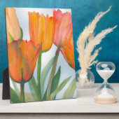 Orange Citrus Tulips Fotoplatte (Seite)