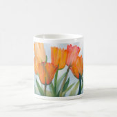 Orange Citrus Tulips Kaffeetasse (Mittel)