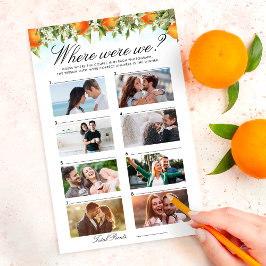 Orange Citrus wo wir einige Fotos spielten