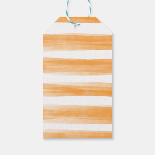 Orange Citrus Woodland Summer Baby Shower Favorite Geschenkanhänger (Rückseite)