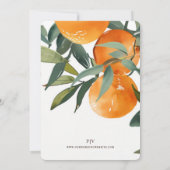 Orange City 2 Wedding Einladung (Rückseite)