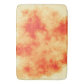 Orange Cloud Effect Bath Mat Badematte (Vorderseite Vertikal)