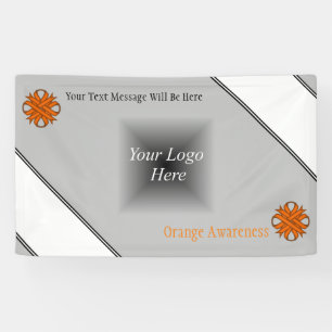 Orange Clover Ribbon von Kenneth Yoncich Banner