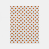Orange Clover Ribbon von Kenneth Yoncich Fleecedecke (Vorderseite)