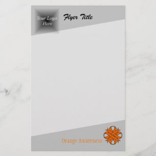 Orange Clover Ribbon von Kenneth Yoncich Flyer