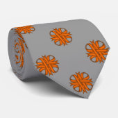 Orange Clover Ribbon von Kenneth Yoncich Krawatte (Gerollt)