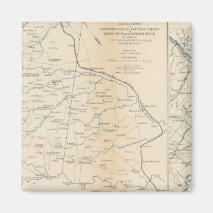 Orange Co, Va, Minenlauf, Rapidan River Magnet