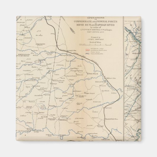 Orange Co, Va, Minenlauf, Rapidan River Magnet (Vorne)